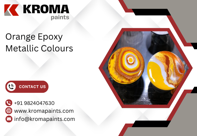 Orange Epoxy Metallic Colours